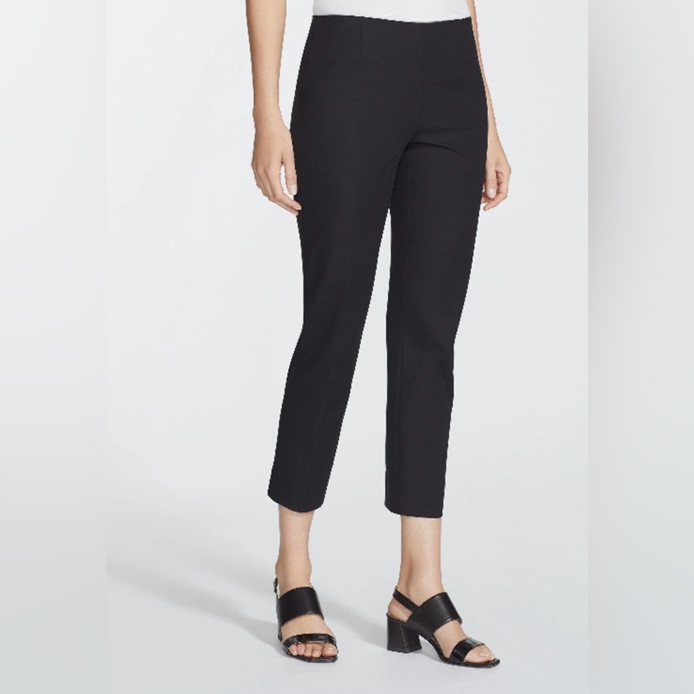Lafayette 148 Women’s Black Cropped Bleeker Pants Size 12